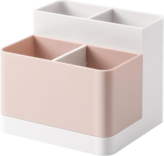 Desktop Storage Organizer Pencil Card Holder Box Container for Desk, Office Supplies, Vanity Table