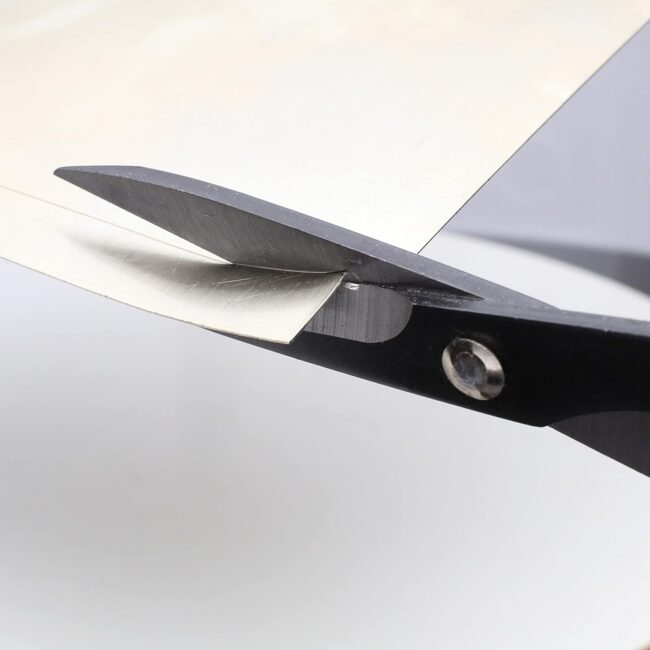 The  Plate Shears – Metal Elements – Heavy Duty Scissors – Made of Carbon Steel – 8 Inches/20.3mm Long, 1.75in/44.45mm Cutting Blades – Cuts Up to 20 Gauge Metal Sheet Stock - Image 2