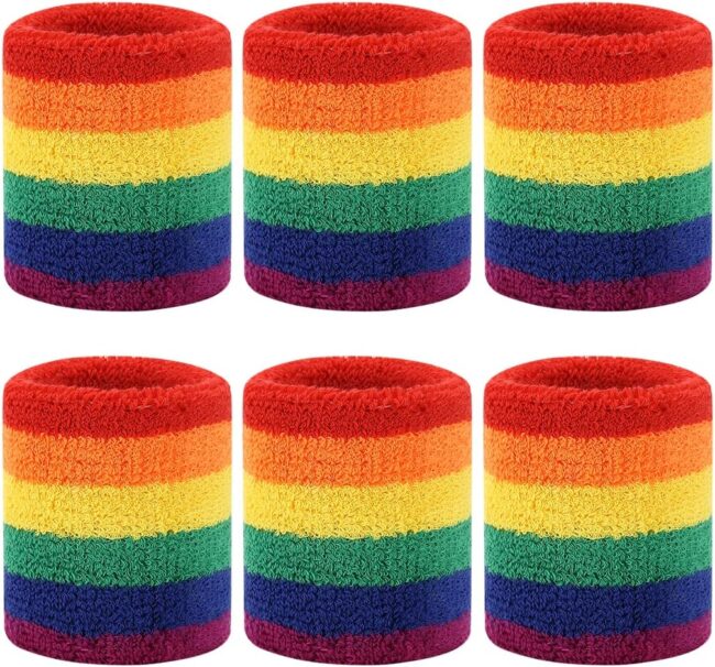 Sweatbands Sports Wristband for Men & Women - Moisture Wicking Athletic Cotton Terry Cloth Sweatband for Tennis, Basketball, Running, Gym, Working Out