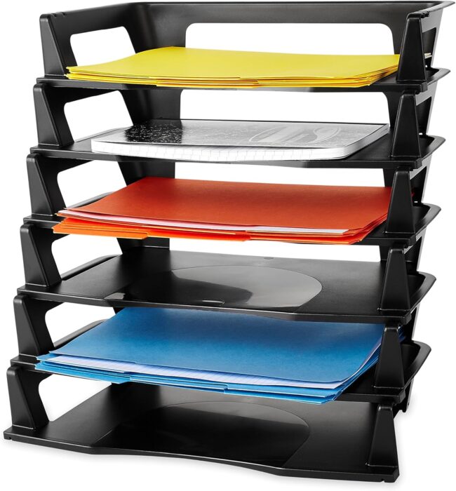 Regeneration  Tray, Six Tier, Plastic, Black (86028)